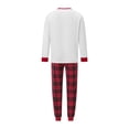 thumbnail image 3 of AceBaby Christmas Family Matching Pajamas Set, Tree and Letter Print Holiday  Sleepwear Loungewear PJs, 3 of 10