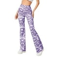 thumbnail image 1 of TRKIYQC Pantalones acampanados de yoga casuales para mujer Pantalones con estampado de ondas de agua Slim Fit Pantalones de campana de cintura alta TRKIYQC Vida cotidiana, 1 of 3