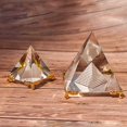 thumbnail image 4 of Prisma de pirámide de cristal, cristal de meditación artesanal Feng Shui con Go, 4 of 5