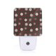 thumbnail image 1 of Fotbe Plaid Snowflakes Festive Luz Nocturna LED, Luz de Noche con Sensor de Luz Natural de Anochecer a Amanecer, Se Enchufa a la Pared, Blanco Cálido 0.5W-US, 1 of 7