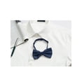 thumbnail image 5 of Pajaritas preatadas de lunares para hombres INSPIRE CHIC para el Día del Padre, pajaritas para bodas y fiestas, azul marino, talla única, 5 of 5