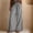 Gray plus size palazzo pants with pockets a1, variant on Women Plus Size Wide Leg Palazzo Pants Drawstring Elastic Waist Flowy Lounge Pants with Pockets Solid Boho Casual Vacation Beach Trousers Summer Travel Clothes, Black L