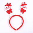 thumbnail image 4 of Diadema de Navidad oso de fresa Muñeco de Nieve Accesorios para el Cabello, 4 of 4