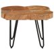 thumbnail image 4 of Mesa de café VidaXL de madera maciza de acacia con marco de hierro 52 x 50 x 36 cm, 4 of 9