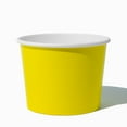thumbnail image 2 of UNIQ 16 oz Yellow Ice Cream Cups - 1000/Case, 2 of 2