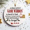 thumbnail image 2 of Ornament Kits 2025, Christmas Ornaments - Game Warden Ornament, Game Warden Christmas Ornaments 2025, Game Warden Decor for Office, Room, Home - Holiday Present Ideas, 2 of 3