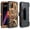 Camofaluge, variant on ThousandGear for Revvl 6X Pro 5G, Revvl 6 Pro 5G Phone Phone Holster Phone Case with Built-in Screen Protector Swivel Belt Clip Heavy Duty Full Body Protection Shockproof Kickstand Cover (Black)