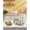 thumbnail image 5 of Floral Flower Stand Mixer Dust Cover with Storage Pocket & Handles, Modern Oil Painting Watercolor White Fits All Tilt Head & Bowl Lift Kitchen Appliance Cover Organizer Bag Accessories, 4.5-5 Quart, 5 of 6