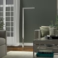 thumbnail image 5 of Evelyn&Zoe Malin 52" Modern Metal Floor Lamp with Polished Nickel Rectangle Metal Shade, 5 of 8