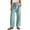 Blue, variant on CQONEPT Women Fleece Sweatpants Drawstring Elastic Waist Trousers Casual Baggy Wide Leg Jogger Pant with Pockets Black S
