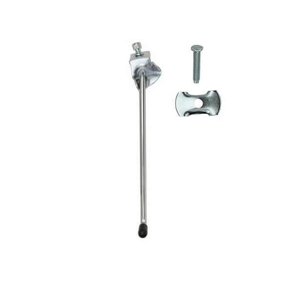 Alta Steel Bicycle Center Mount Kickstand Steel Plated Support ( Bicycle Chrome , 9")