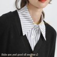 thumbnail image 6 of LoudSung Fake Collar Detachable Academic Half Shirt Blouse False Doll Dickey Collar Elegant Design for Women Girls, 6 of 7