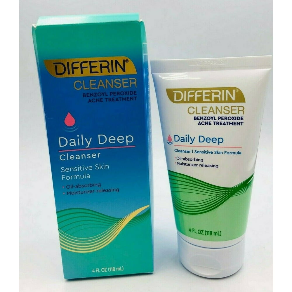 Differin Daily Deep Cleanser Sensitive Skin Formula 4.0 oz / 118 ml