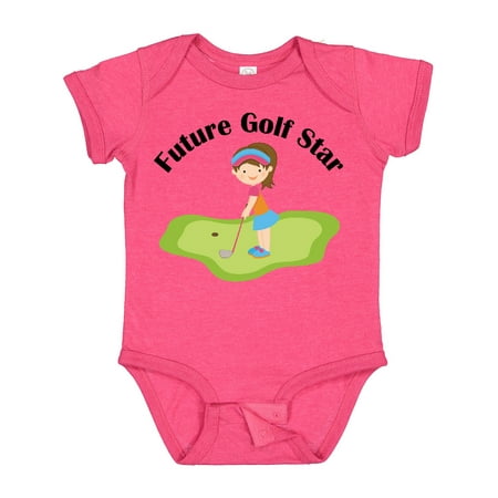 

Inktastic Future Golf Star Girls Golfing Gift Baby Girl Bodysuit