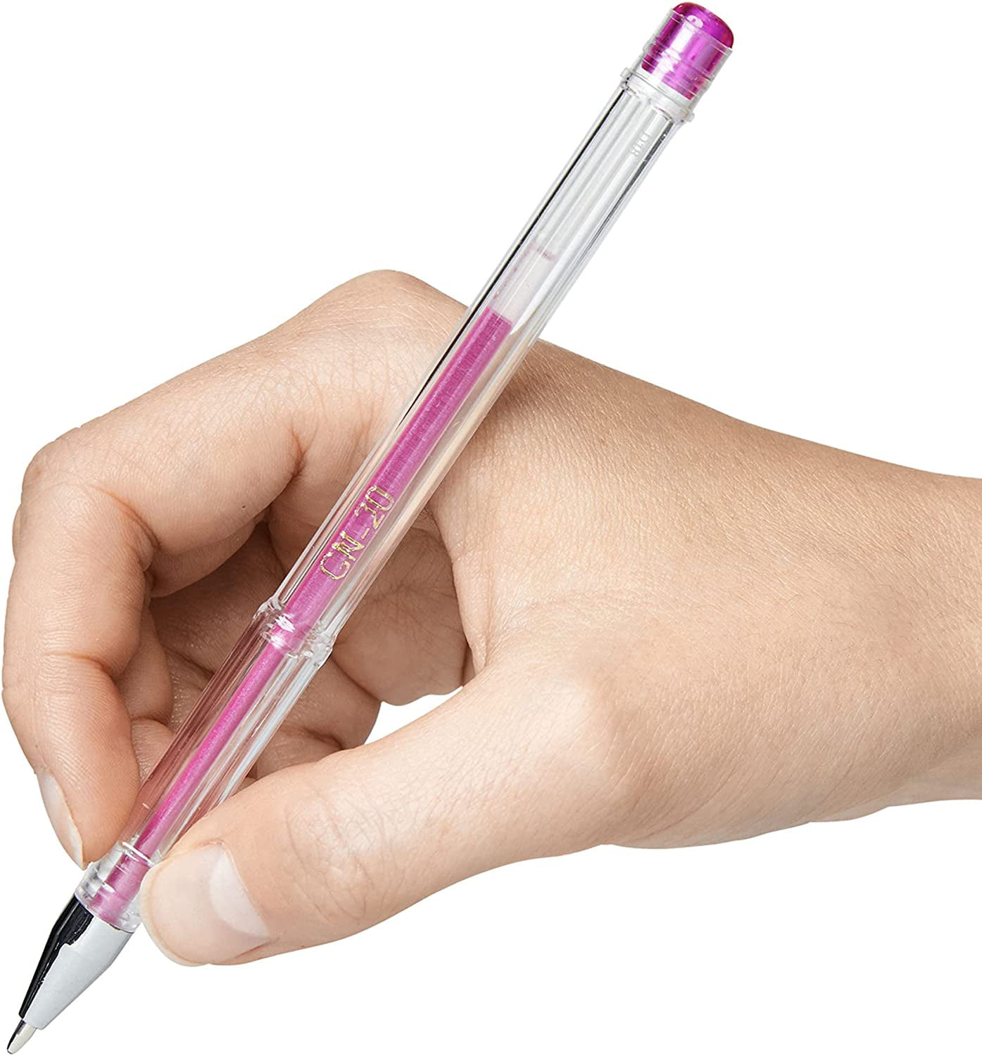 24 Piece Pink & Purple Gel Pen Set