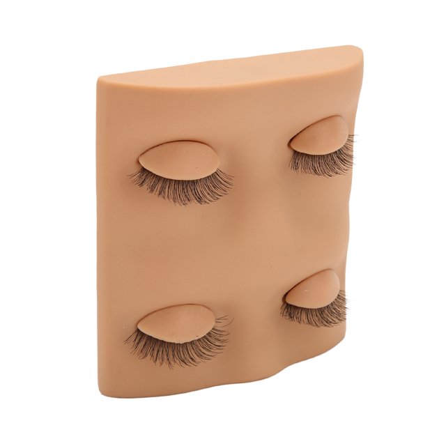 Saluaqui Eyelash Mannequin Head, with Stable AndLifelike Design, Practice Lashes for Lash Extensions, Lash Tech Supplies, Replaceable Eyelids and Multipurpose