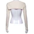 thumbnail image 4 of Womens Shawl Arm Sleeves Fabric Stretchy Comfortable Outdoor Coverup Tops, 4 of 5