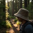 thumbnail image 6 of Slccxzc Vintage Washed Cotton Bucket Hat, Wide Brim Sun Cap for Outdoor Hiking, 6 of 7