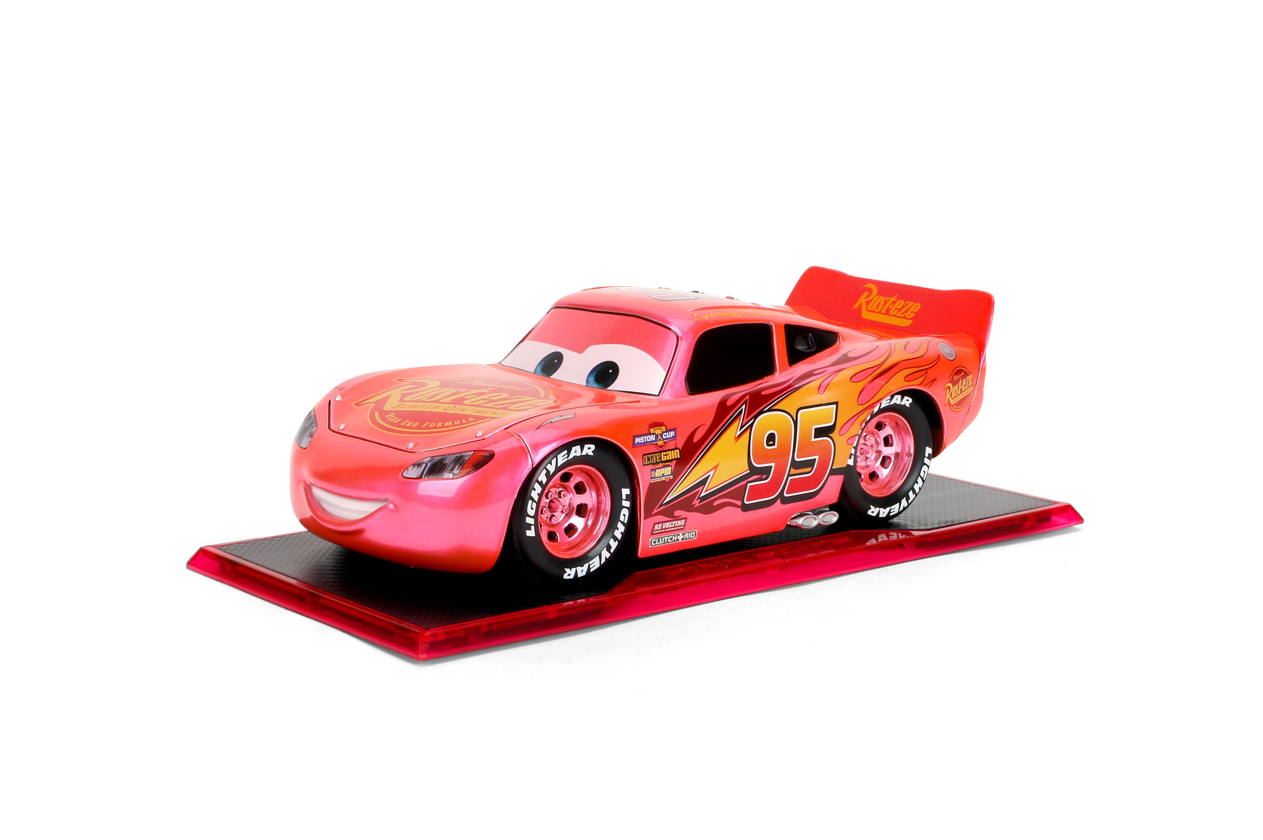 Jada Disney Pixar Cars 1:24 Pink Slips Lightning McQueen Die-cast Car, Model Vehicles(Pink)