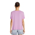 thumbnail image 4 of Time and Tru Women's Washed Scoop Neck Top, 4 of 5