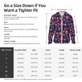 thumbnail image 5 of Lsque Skull rainbow star mushroom UPF 50+ Lightweight Sun Protection Men's Women's Long Sleeve Shirt, Hoodie Performance -X-Large, 5 of 9