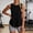Black, variant on Womens Quick Dry Workout Tank Tops- Loose Fit Crew Neck Racer Back Breathable Gym Yoga Athletic Sleeveless Shirts Army Green Size M