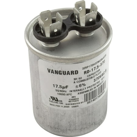 

Run Capacitor 17.5 MFD 370v 1-3/4 x 2-7/8