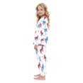 thumbnail image 4 of Fluffy Pajamas Set Fuzzy Winter Warm Pj Sets Pullover Tops and Long Pants Hand-drawn Bows X-Small, 4 of 8