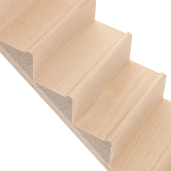 Arborister 1:12 Scale Miniature Wooden Staircase for Dollhouse Furniture Accessories and Decorative Crafts