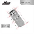 thumbnail image 4 of Milton Industries MILS-743 0.25 in. FNPT Universal Coupler, 4 of 5