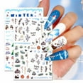 thumbnail image 5 of Nail Stickers Christmas Nail Sticker Cute Santa Snowflake Snowman Boots Hat Candy Tree for Festive Holiday Decoration, 5 of 8