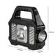 thumbnail image 2 of Lámpara Linterna eléctrica LED impermeable linterna de mano solar para acampar (plata), 2 of 5