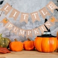 thumbnail image 2 of ChicYu Halloween Banners Flag Letter Pumpkin Thanksgiving Decoration Banners Tabletop Ornament Holiday Flag Halloween Party Decor Thanksgiving Table Decor, 2 of 5