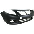 thumbnail image 3 of Geelife Front Bumper Cover For Nissan 2012-2014 Versa Sedan w/ fog lamp holes Primed, 3 of 9