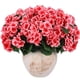 thumbnail image 2 of Flores artificiales de geranio Hananona para exteriores (12), 2 of 8