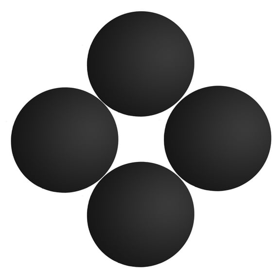 Hub Caps Stickers for Cars Applique Hubcaps Aluminum Alloy Black 5.60X5.60X0.30CM 4 Pcs