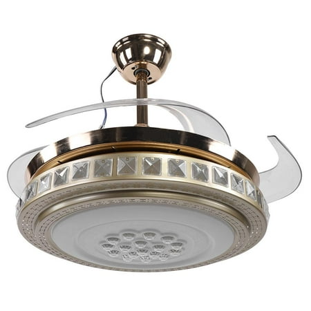 42 Led Ceiling Fan With 3 Color Changing Lights 4 Blades Ceiling