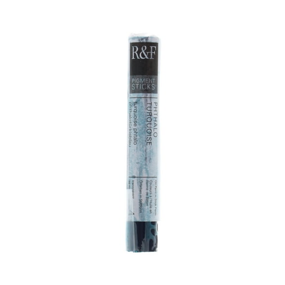 R&F Handmade Paints Pigment Stick, 38ml, Pthalo Turquoise
