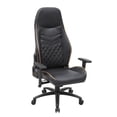 thumbnail image 3 of Furniture of America Aguil Faux Leather Adjustable Gaming Chair in Black & Brown, 3 of 11