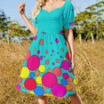 thumbnail image 4 of Colorful Dots Ress Women Elegant Luxury Women's Clothing Summer 2025 Novelties, 4 of 6