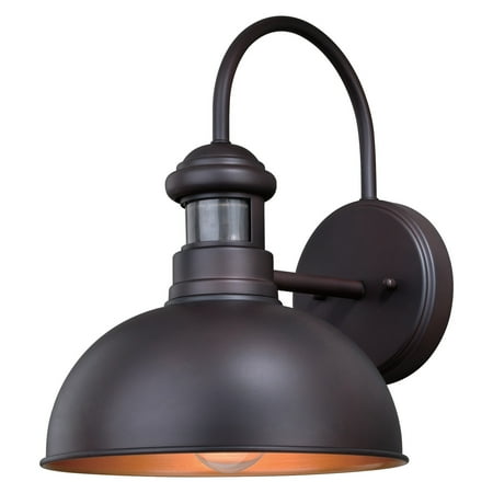 

Vaxcel Franklin Bronze Motion Sensor Dusk to Dawn Farmhouse Barn Dark Sky Outdoor Wall Light