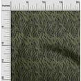 thumbnail image 1 of oneOone Cotton Cambric Olive Green Fabric Tiger Animal Skin Sewing Craft Projects Fabric Prints By Yard 56 Inch Wide, 1 of 4