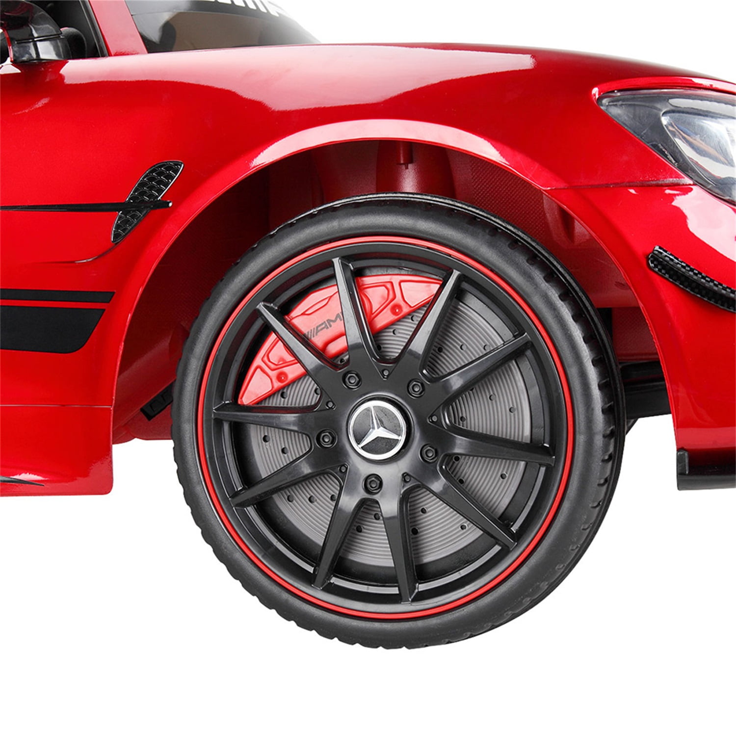 CIPACHO Licensed Benz GT 12V Powered Ride On Toy Car Electric Car for Kids 3-6 Years with MP3, Radio, Speed Shift, LED Lights, Red CIPACHO Licensed Benz GT 12V Powered Ride On Toy Car Electric Car for Kids 3-6 Years with MP3, Radio, Speed Shift, LED Lights, Red