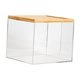 thumbnail image 2 of Caja organizadora de pañuelos transparente con tapa, soporte para papel higiénico, dispensador de pañuelos para oficina, cocina, apartamento, hotel, e, 2 of 9