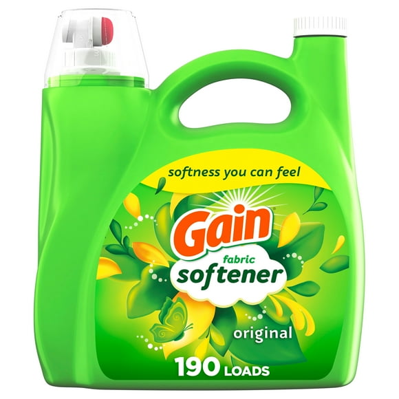 Gain Liquid Fabric Softener, Original Scent, Smooth Touch - softness you can feel 190WL