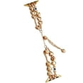 thumbnail image 5 of Love Heart Chain Bands for Apple Watch 49mm 46mm 45mm 44mm 42mm 41mm 40mm 38mm, Slim Shiny Plating Metal Bracelet with Adjustable Clasp Compatible with iWatch Series 10 9 8 7 6 5 4 3 2 SE Ultra, 5 of 5