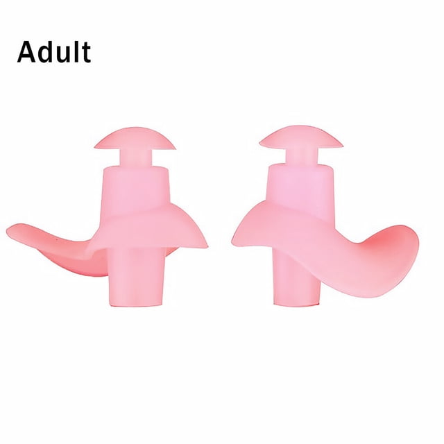 Wosthever Hi.FANCY, 2 uds., tapones para los oídos de silicona impermeables para nadar, descansar, dormir, trabajar, cancelación de ruido, Deportes acuáticos Rosado Modelle für Erwachsene