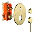 thumbnail image 3 of Cfowner Shower System, Wall Mounted Shower Faucet Set with High Pressure for Bathroom, 10" Stainless Steel Handheld Shower Set, Brushed Gold, 3 of 6