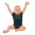 thumbnail image 3 of Cutest Little Brother Siblings Bodysuit Jumper Boys Infant Baby Brisco Brands 24M, 3 of 6