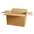 thumbnail image 2 of 16x12x12 Kraft Brown Corrugated Shipping Boxes, 48 ECT Double-Wall, Qty 5, 2 of 3